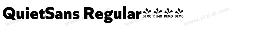 QuietSans Regular字体转换